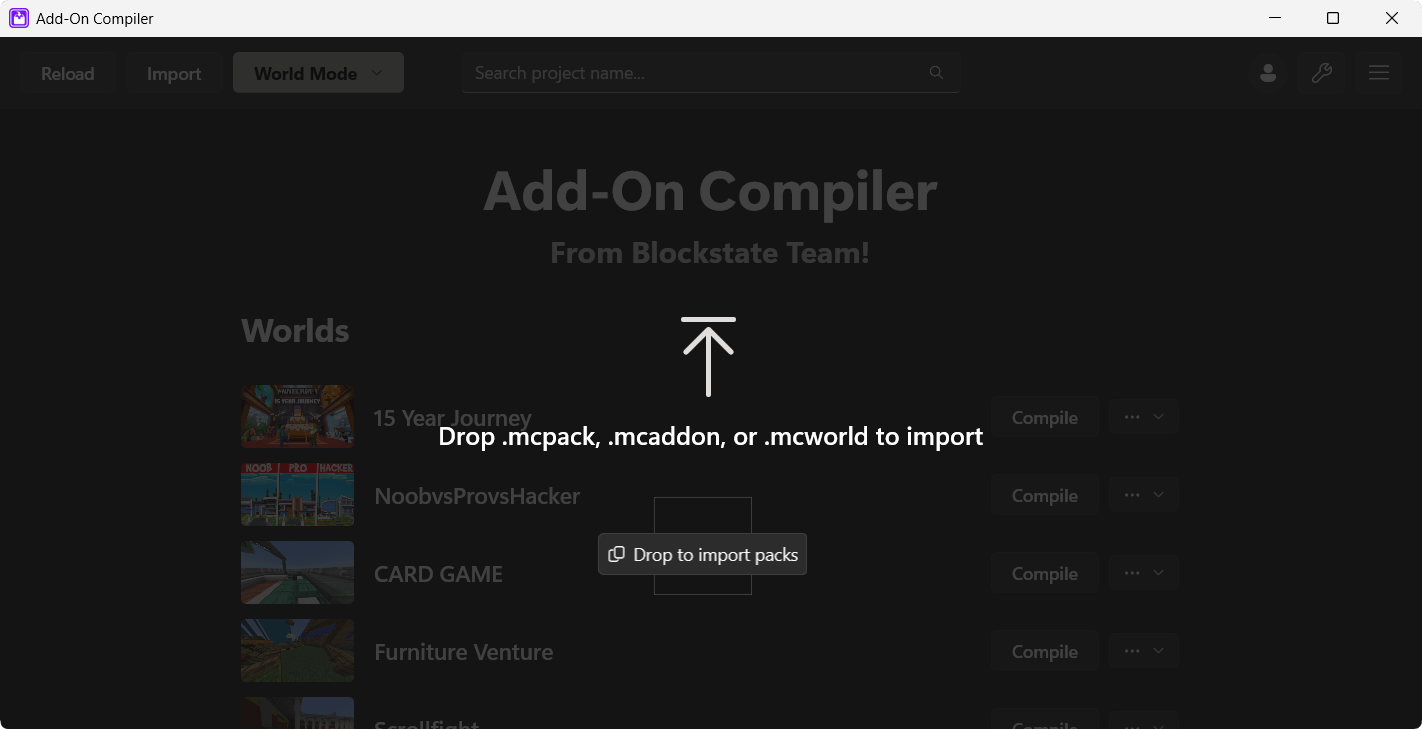 An image from the addon compiler microsoft store project